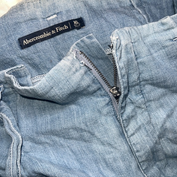 Cotten blend comfy shorts with tie belt from Abercrombie 🩵 - Picture 6 of 8